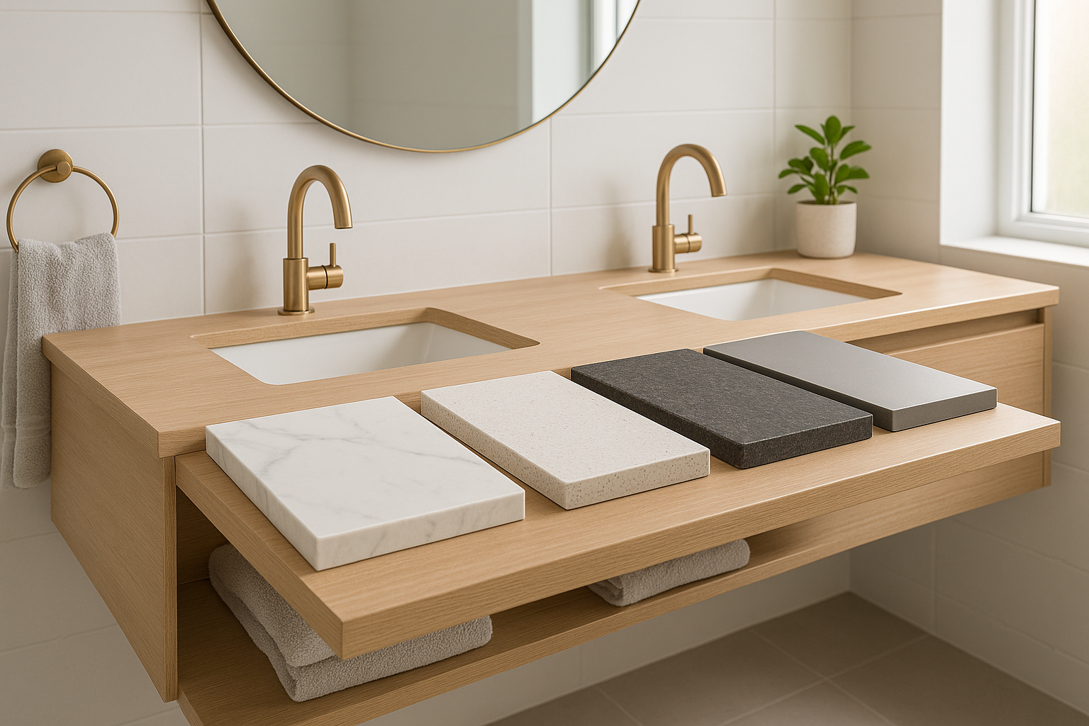 Bathroom vanity worktops: smart, stylish, and built to last