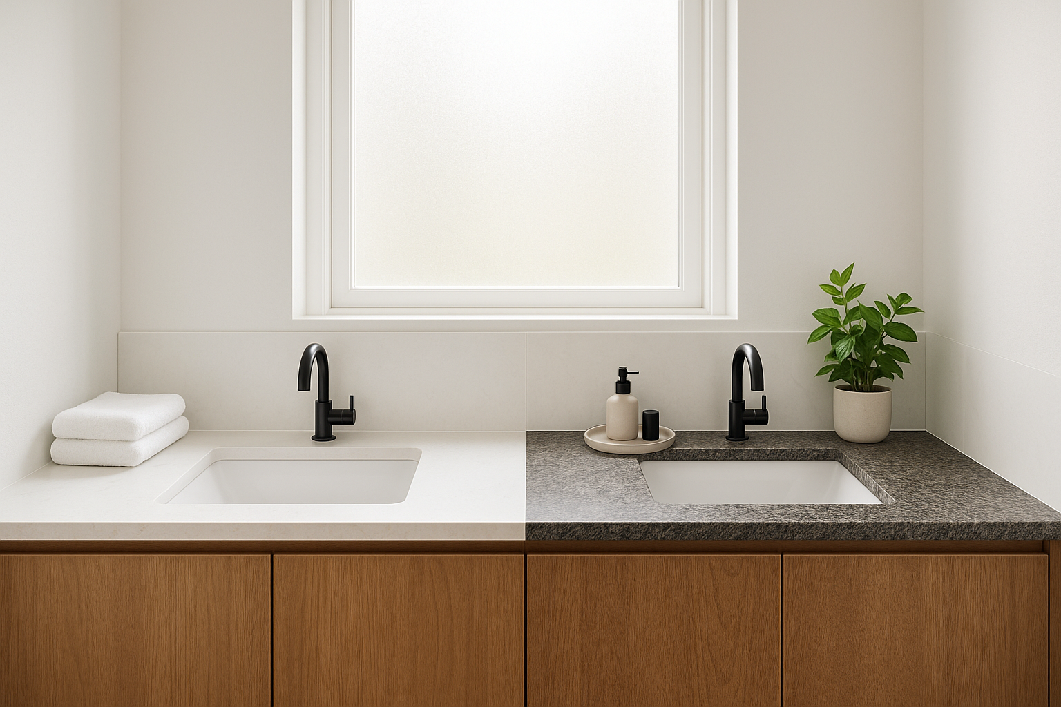 Bathroom vanity worktops: your stylish, durable guide