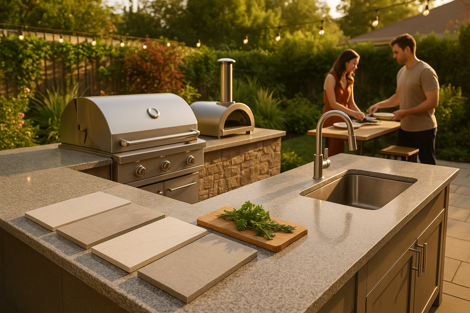 Outdoor kitchen worktops: the smart buyer’s guide